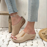 Breakj 2024 New Cool Drag Women Retro Slope And Car Sewing Mother Shoes Large Size Female