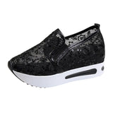 summer Women Shoes Oxford Platform Women Flats hollow out quality Round Toe Loafers Shoes For Women flat casual shoes