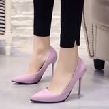 Women 2023 Trend Stiletto Pointed Toe Elegant Sexy Medium Heel Shoes Dress Party Designer Fetish High Heels Bridal