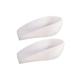 Heightened Insole Off Shoe Insole Heel Pad Half Pad Transparent Bionic Foot Silicone Shoes Insoles For