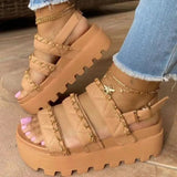 Sandals Platform Sandals Shoes Women 2021 Summer Sandals Outdoor Flip-flops Beach Shoes Female Sandals plus