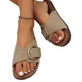 Breakj Summer Net Red New Fashion Wear Anti-Slip Cork Toeside Beach Women's Shoes Large