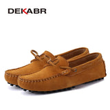 Brand Big Size Cow Suede Leather Men Flats 2021 New Men Casual Shoes High Quality Men Loafers Moccasin Driving