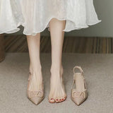 Breakj Women's Spring And Summer Light Mouthed Wedding Shoes Large-Size Fashion 2025 Nude Small Scent Wind And Bag