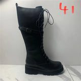 Size Classics Women Rivet Ankle Boots Crude Heels Square Toe Summer Half Slippers Autumn High Heels Boots Female Women