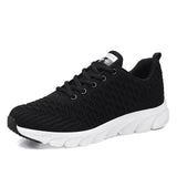 Mesh Sneakers 2021 New Breathable Women Flat Shoes Lightweight Casual Sports Shoes Ladies Lace-up Non-slip Sneakers