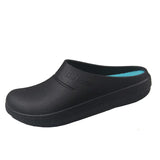 Men's Chef Kitchen Working Slippers Rubber Garden Shoes Summer Breathable Mules Clogs Men Anti Slip Unisex Shoes