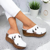 New Women Sandals Summer Platform Shoes For Woman High Heel Sandals Summer Shoes Sewing Retro Toeless
