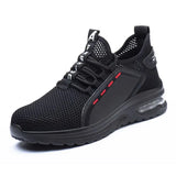 Footwear Man Work Shoes Men's Cushioning Safety Shoes Indestructible Lightweight Men Boots Steel Toe Shoes