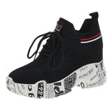Breakj Womens Sneakers Women's Designer Shoes Tennis Female Woman Fashion Trainers Heels Summer Autumn PU Fabric Retro