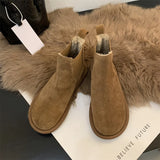 Breakj Boots Children 2025 New Autumn And Winter Explosion Warm Cotton Shoes Plus Thick Martin