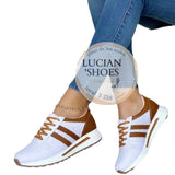 Size Casual Shoes For Women's New Round Head, Thick Sole, Flat-Soled Viscose Women's Single Shoes