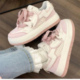 White Shoes Girls 2023 New Spring And Autumn Breathable Leisure Board Shoes Fragrant Style Student Flat Shoes Ins