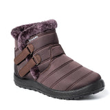 Boots Female Velcro Winter Shoes Women Waterproof Snow Boots Lightweight Women Casual Ankle Boots Keep Warm Botas