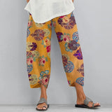2022 ZANZEA Vintage Harem Pants Women's Print Trousers Casual Floral Long Pantalon Palazzo Female Elastic Waist Turnip