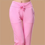 Wide Leg Trousers Women Harem Pants Mid Waist Flowy Casual Summer Cotton Long Loose Female Sexy