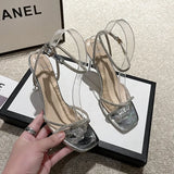Breakj Women's Fashion Sandals Open Toe Tide 2023 Spring And Summer New Fairy Wind High