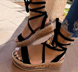 New Women Platform Sandals Fashion Snakeskin Buckle Strap Mid Heel Shoes Wedding Party Dress Female Sandals Shoes