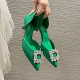 New Cat With Low Heel Sandals Women's Versatile Stylish Fairy Simple Single
