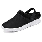 Slippers New Warm Men's Slippers Short Plush Flock Home Slippers for Men Hard-wearing Non-slip Sewing Soft Lovers