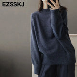 sweaters warm sweater oversize female women's turtleneck 2020 Autumn Winter women's wool sweater women's jumper pull