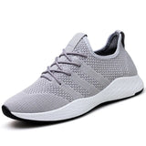 Men Sneakers Male Shoes Adult Red Black Gray High Quality Breathable Non-slip Soft Mesh Men Shoes Summer Size