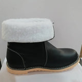 Size Snow Boots Women's Winter 2023 New Medium-Sized Boots Large Cotton Lace Warm Boots Size