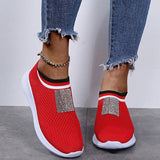 Casual Shoes Fashion Breathable Walking Mesh Flat Shoes Sneakers Women 2021 Tenis Feminino Pink Black Shoes