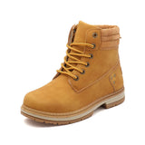 Winter Shoes Woman Warm Snow Boots Women Ladies Ankle Boots Outdoor Thick Bottom Tooling Boots Pink