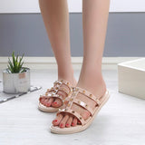 Fashion Women Slides Summer Rivet Slippers Women Shoes Flip Flops Slide Sandals Upstream Lady Shoes Slides Zapatillas
