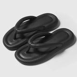 2023 Soft Sole Beach Flip Flops Women Summer Candy Colors Clip Toe Slippers Woman Anti-Slip Home Slide Sandals