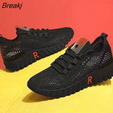 Casual Sneakers Ladies Shoes Mesh Soft Sole Running Shoes Platform Sports Shoes Woman Comfortable Light Breathable