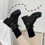 Breakj Autumn And Winter New British Wind Martin Boots Female Students Korean Version Of The Short Boots Wearing Thick Skin