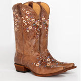 Breakj 2025 Autumn And Winter New With Embroidery 40-43 Large Size In The Cylinder Women's Boot Tide