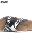 2023 New Summer Men Beach Cork Slippers Casual Double Buckle Clogs Outside Non-slip Water Slides