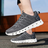 Breakj Large-Size Casual Fashion Men's Shoes 39-48 Flying Fabric Sneakers Men's Outdoor Running