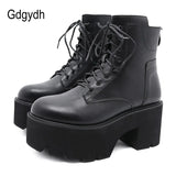 2021 Wholesale Women Ankle Boots Round Toe EVA Soft Material Lace-Up Female Short Boots Thick Platform Ladies Shoes