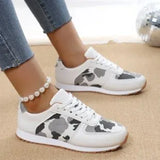 Breakj 2025 Spring And Autumn New Leopard-Print Leisure Single Shoes Women's Flat Bottom With Sports Casual