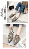 2022Luxury Women Mules Ladies Summer Chinese Slippers Women Shoes 2019 New Low Heels Flat Casual Shoes Woman Flip