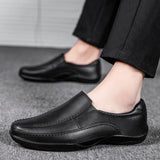 New Men Chef Shoes Casual Anti-skid Kitchen Cook Flat Working Shoes Waterproof Oil-Proof Footwear Lightweight