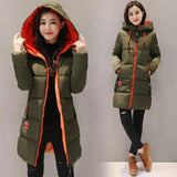 Winter Parkas Jacket Women's Large Size Loose Down Cotton Coats Casual Hooded Cotton-padded Outwear Woman Puffer Parka