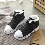 Ladies Shoes 2021 New Lace Up Women Sneakers Snow Ankle Boots Waterproof Warm Platform Woman