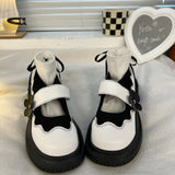 shoes on heels 2022 new lolita shoes spring autumn Mary Jane sweet platform shoes college girls JK uniform shoes women's