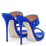 Women's Hot Diamond Open-Toed Muller Shoes High-Heeled Sandals Slippers Chengdu Fashion Women's