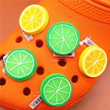 Various Fruit Designer Shoe Charms 5pcs/lot Croc Buckle Accessories Luxury Clog Jewelry Decorations Gift Preferred