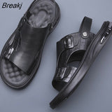 Air Cushion Sandals Men's Summer 2023new Casual Soft Bottom Non-slip Sports Outer Wear Dual-use Sandals and