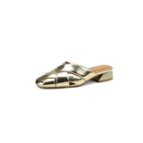 Breakj Headed Mule Shoes Women's Slippers Fashion Summer Low Heeled Slippers New Sandals Sling Casual Shoes Women's Sandals