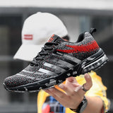 New Men Running Shoes Breathable Outdoor Sports Cushion Shoes Lightweight Sneakers Comfortable Athletic Training