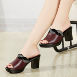 Women Slipper's 2021 Ladies Summer Slippers Shoes Women High Heels Fashion Rhinestone Summer Shoes Genuine