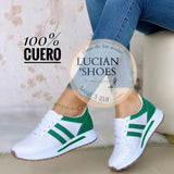 Women's Shoes 2023 Spring New Leisure Sports Shoes Women's Breathable PU Sports Shoes Fashion Student